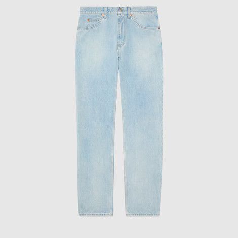 Gucci oc11z1025 Denim Pant in Blue Size US 37 - 1 Preview