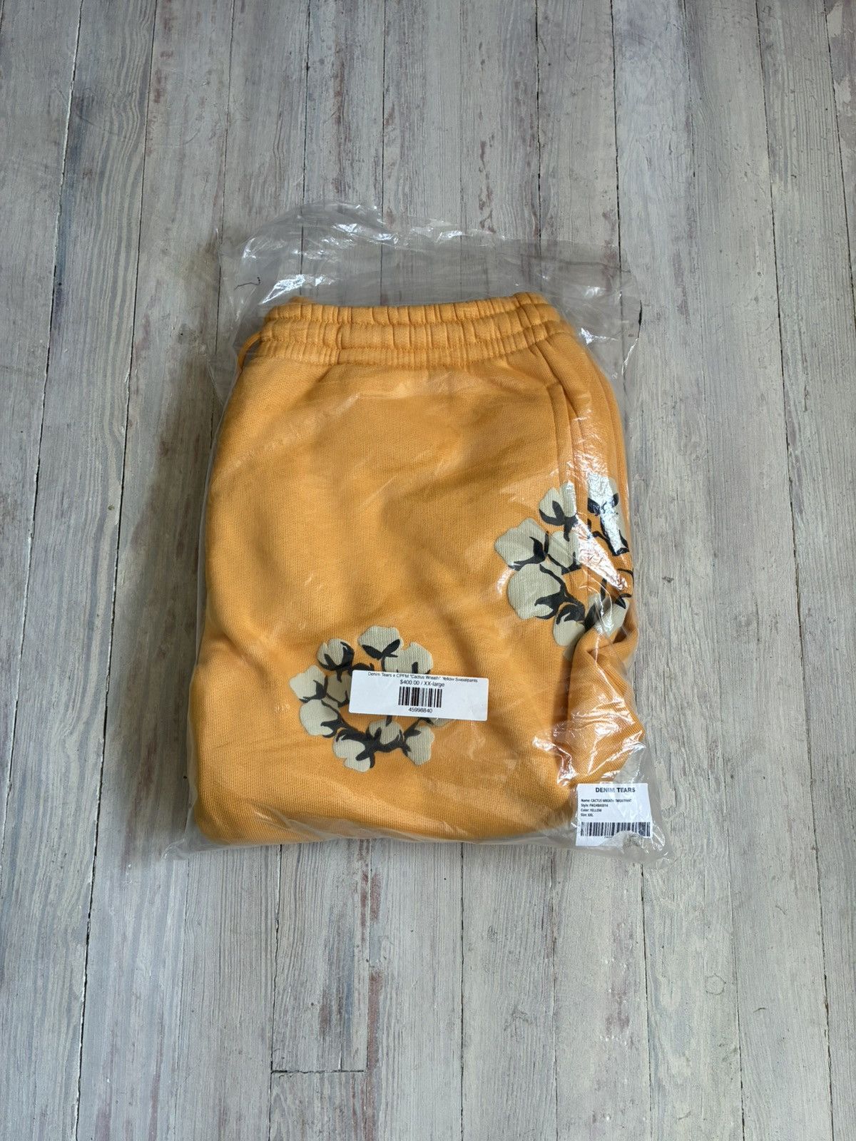 Cactus Plant Flea Market × DENIM TEARS Denim Tears x CPFM Cactus Tears Wreath Sweatpants xxl Size US 38 / EU 54 - 8 Thumbnail