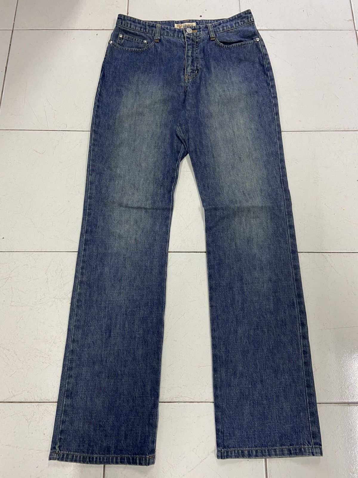 MCM MCM LEGERE STRAIGHT CUT DENIM JEANS Size US 27 - 2 Thumbnail