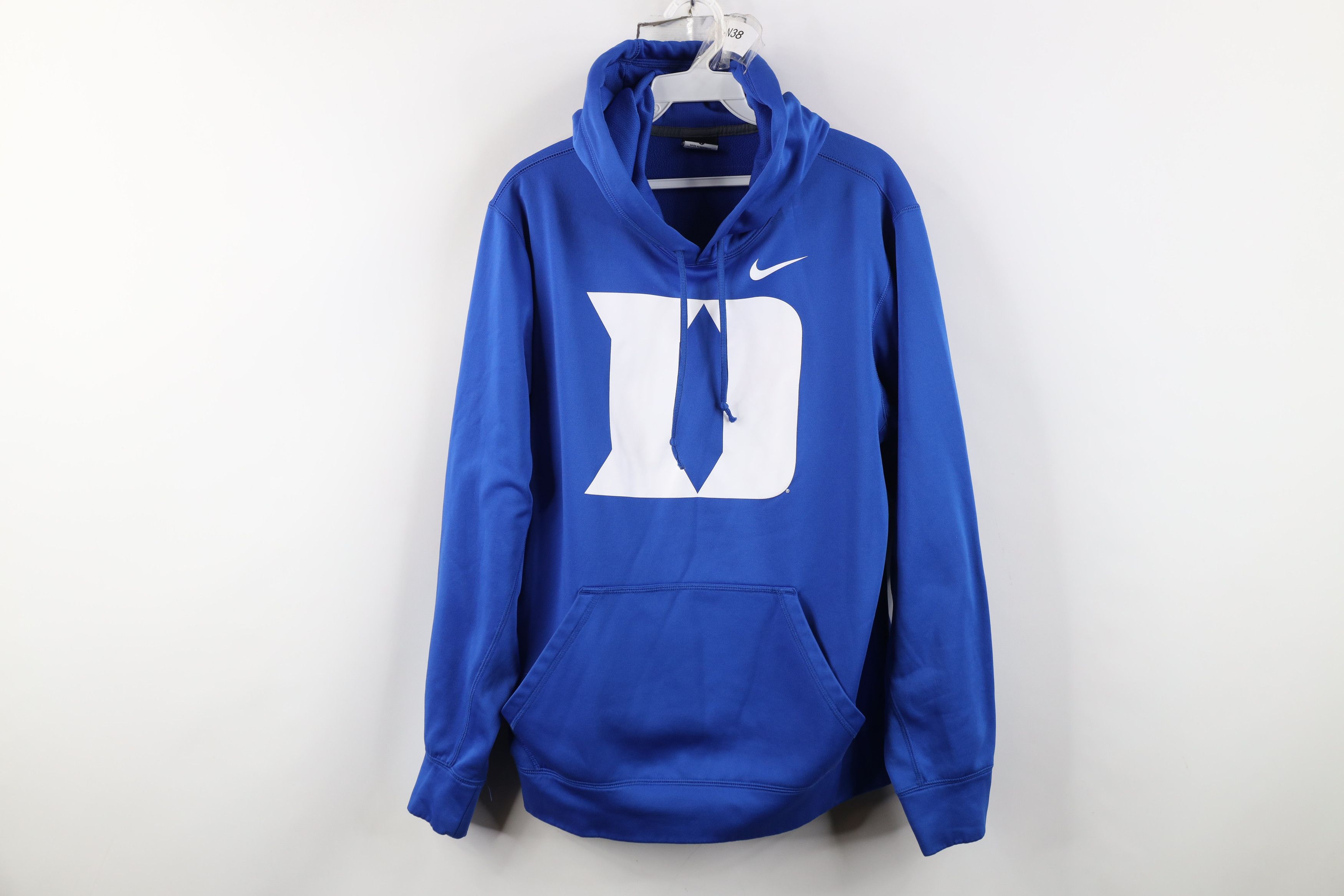 Nike Vintage Y2K Nike Mini Swoosh Duke University Hoodie Blue Size US S / EU 44-46 / 1 - 1 Thumbnail