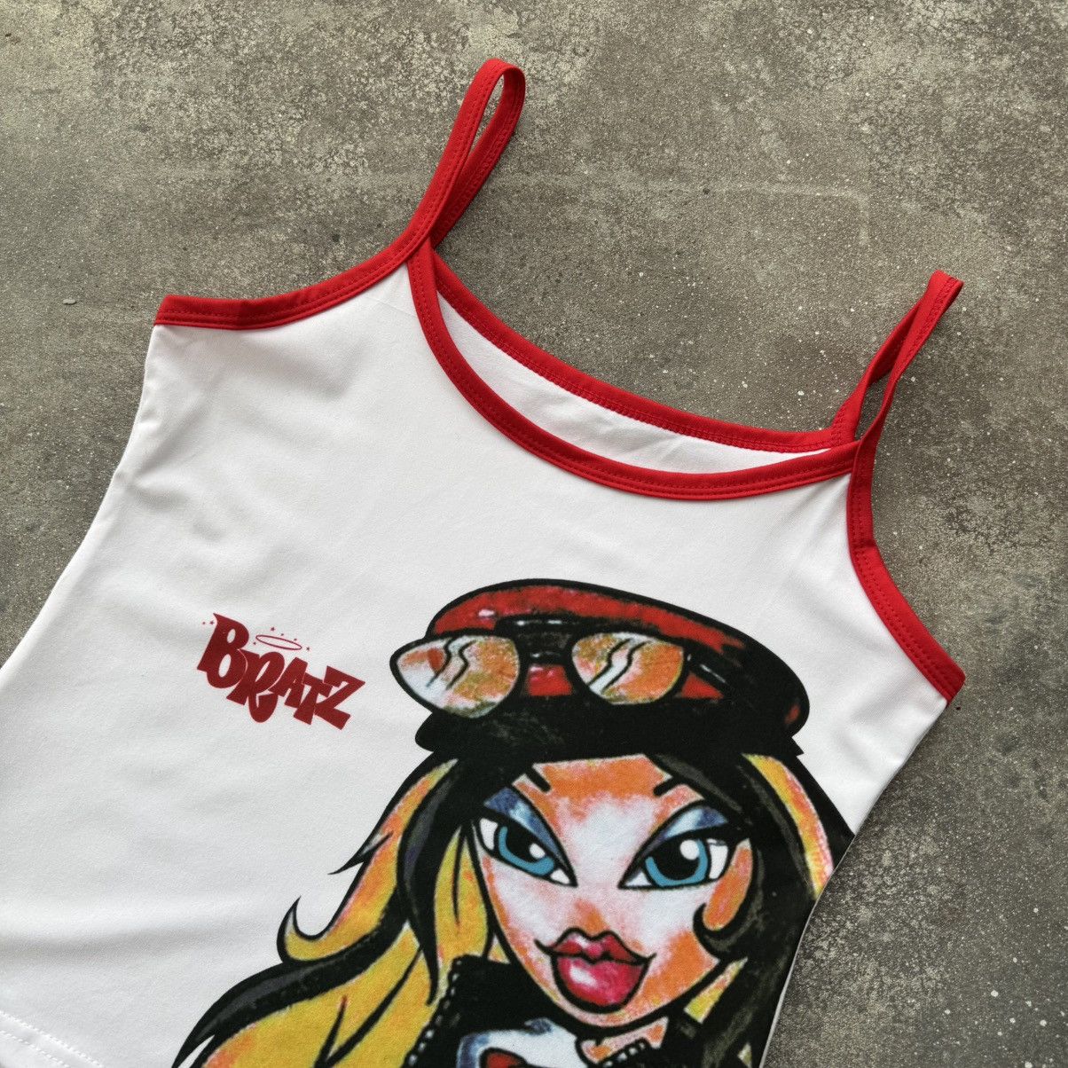 20471120 Bratz Y2K Vintage Super Sexy Glamour Tank Top Size S / US 4 / IT 40 - 3 Thumbnail