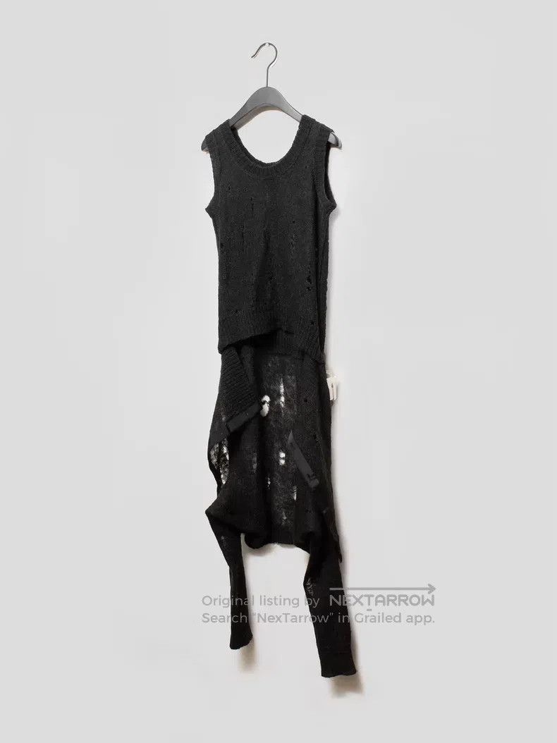 Junya Watanabe Junya Watanabe Distressed faux two-piece cardigan Size S / US 4 / IT 40 - 4 Thumbnail