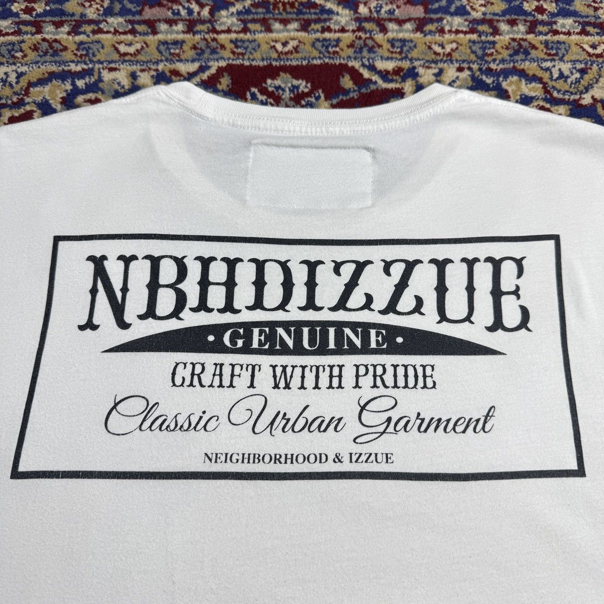 Neighborhood NHIZ Neighborhood Izzue Skull logo Tee y2k Japanese brand Size US L / EU 52-54 / 3 - 3 Thumbnail