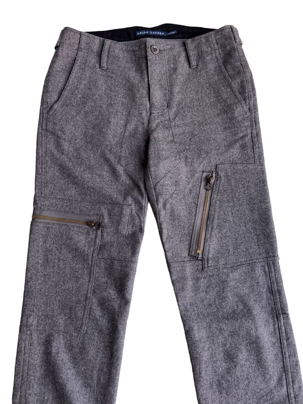 Polo Ralph Lauren Ralph Lauren Parachute Zipper Wool Bondage Tactical Pants Size US 28 / EU 44 - 8 Thumbnail