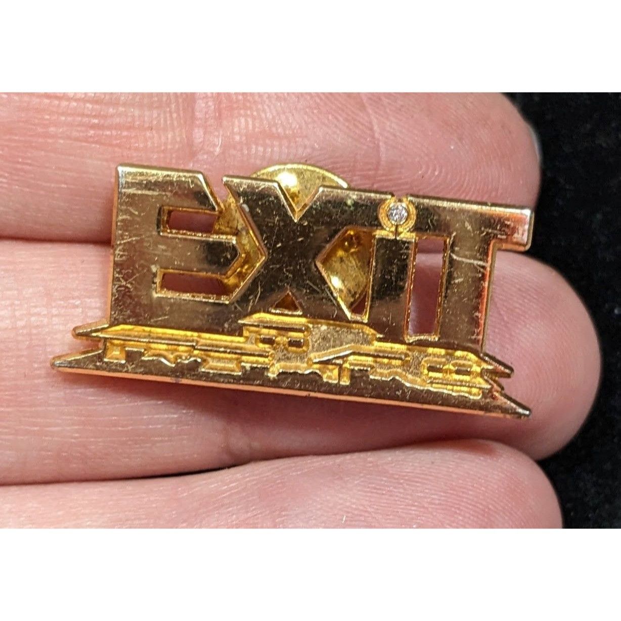 Other Foschia & Co Exit Brooch Gold Tone With Tiny Stone Size ONE SIZE - 3 Thumbnail