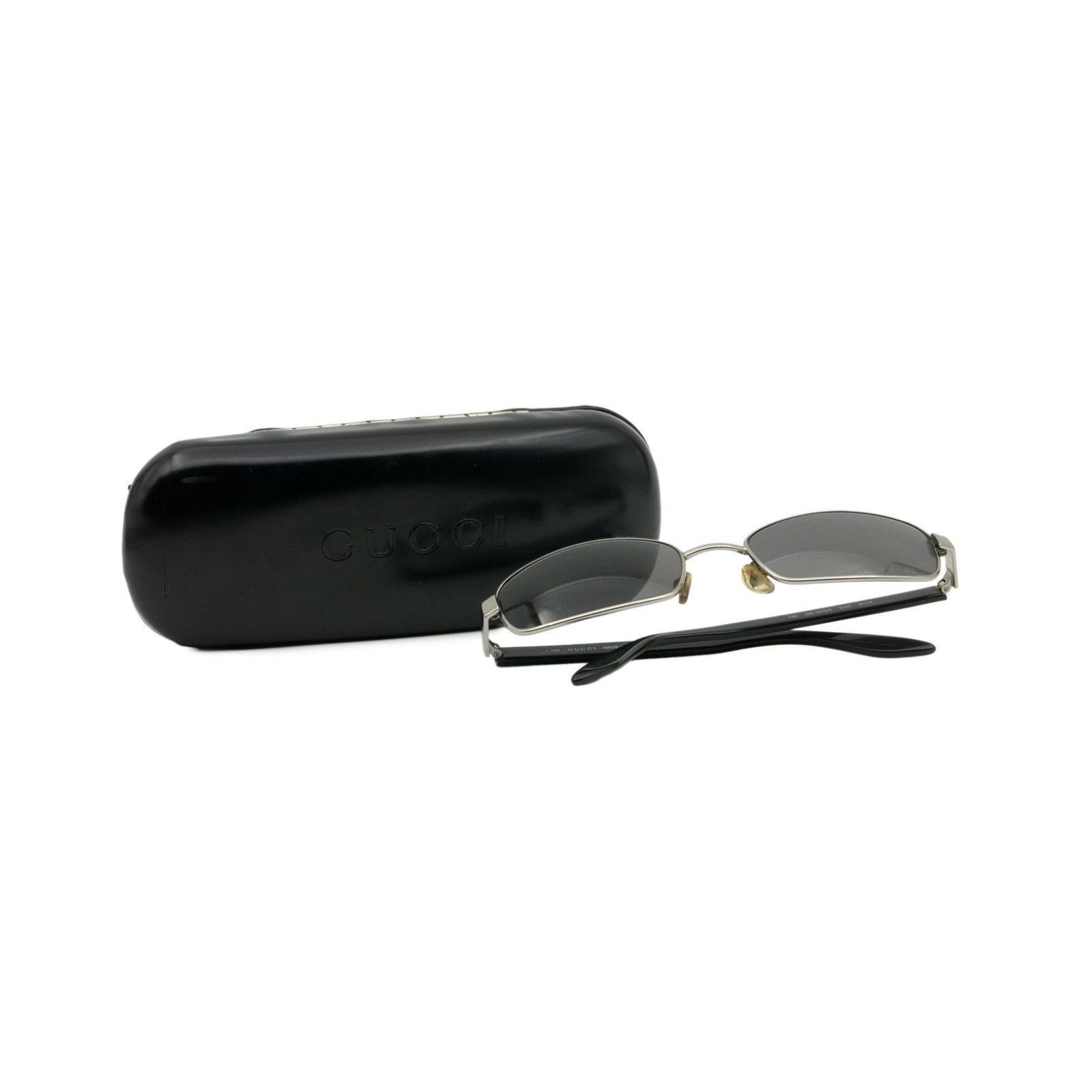 Gucci Vintage Gucci GG 1643 Tom Ford Black Rectangular Sunglasses Size ONE SIZE - 8 Thumbnail