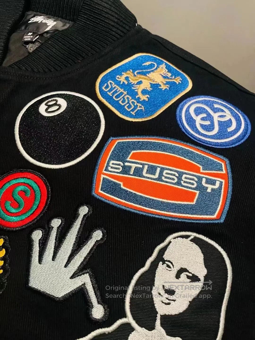 Stussy Stussy Embroidered Baseball Jacket. Size US M / EU 48-50 / 2 - 4 Thumbnail