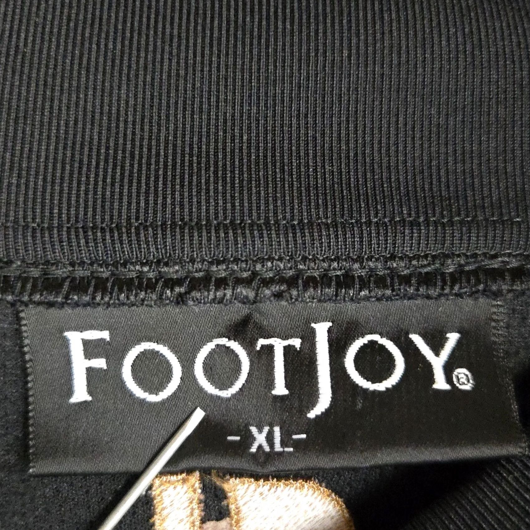 Footjoy FootJoy Shirt Mens XL Black Size Mock Neck Long Sleeve Sport Wicking USA Made Size US XL / EU 56 / 4 - 6 Thumbnail