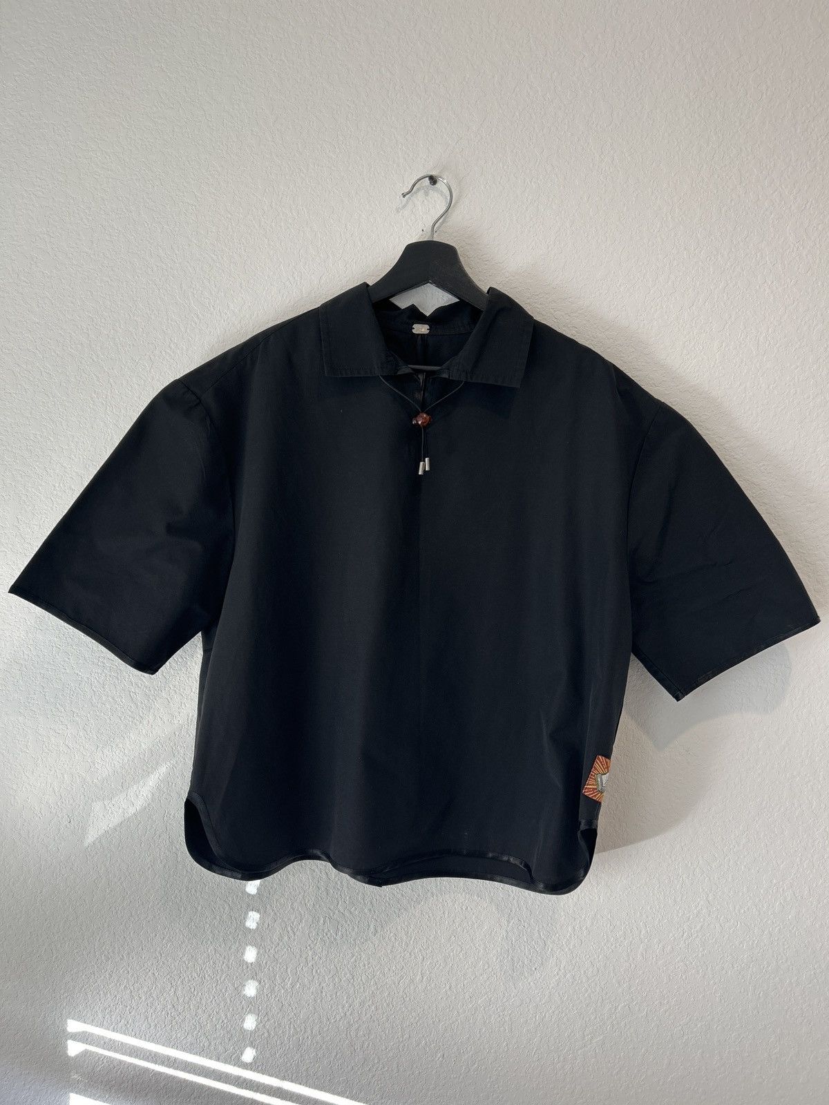 Other Boramy Viguier Black Drawstring Polo Size US M / EU 48-50 / 2 - 1 Thumbnail