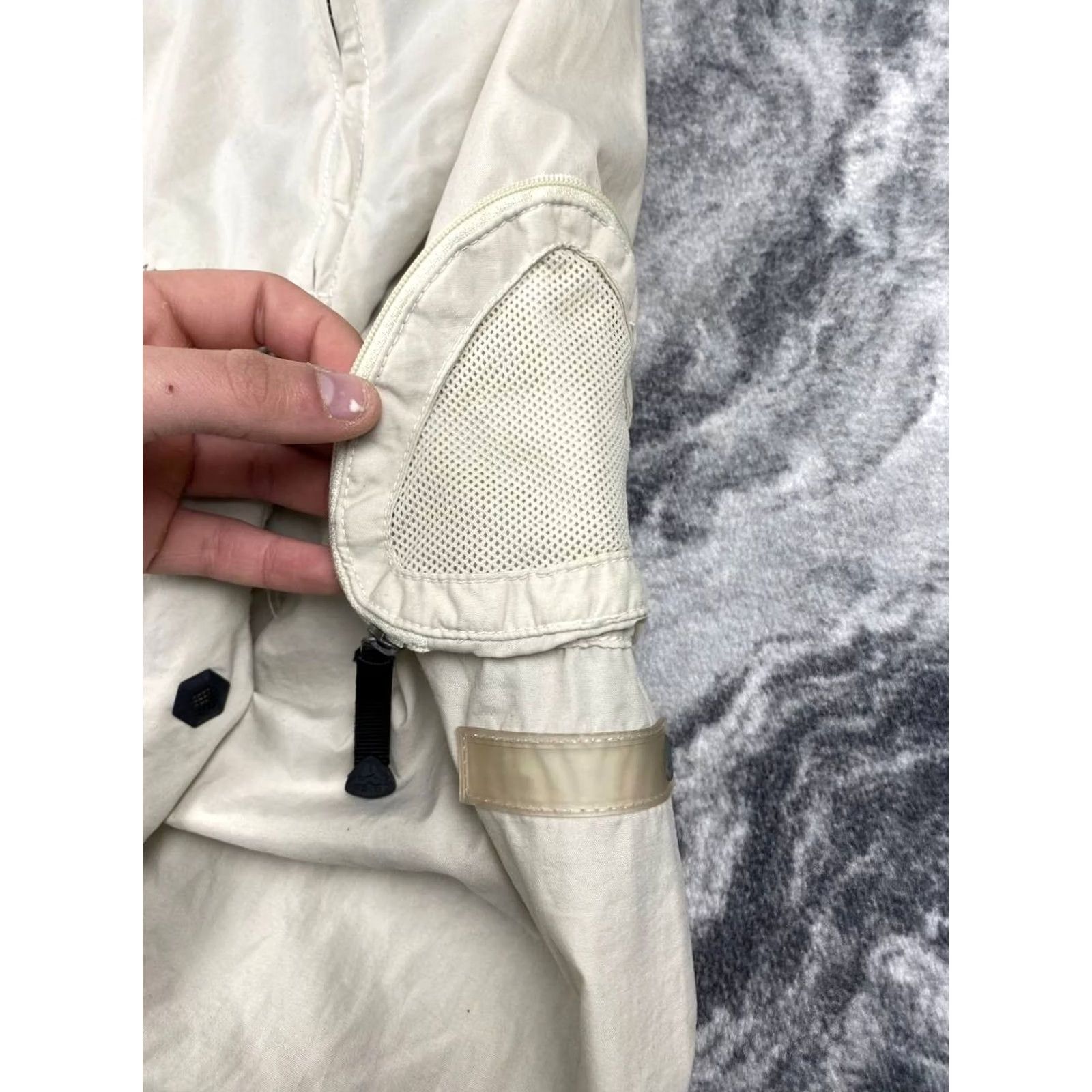Nike ACG VINTAGE Nike ACG Asymmetric Kayak Anorak Jacket Men S Beige Size US S / EU 44-46 / 1 - 3 Thumbnail