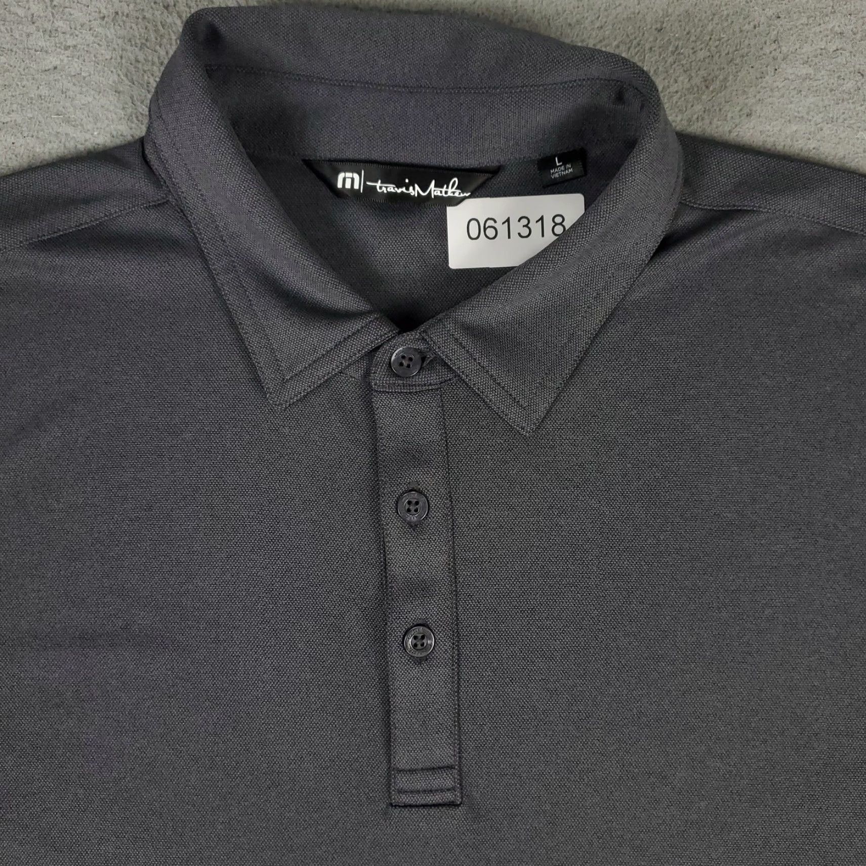TravisMathew Travis Mathew Polo Shirt Mens Large Gray Golf Performance Short Sleeve Short Sleeve Size US L / EU 52-54 / 3 - 2 Thumbnail