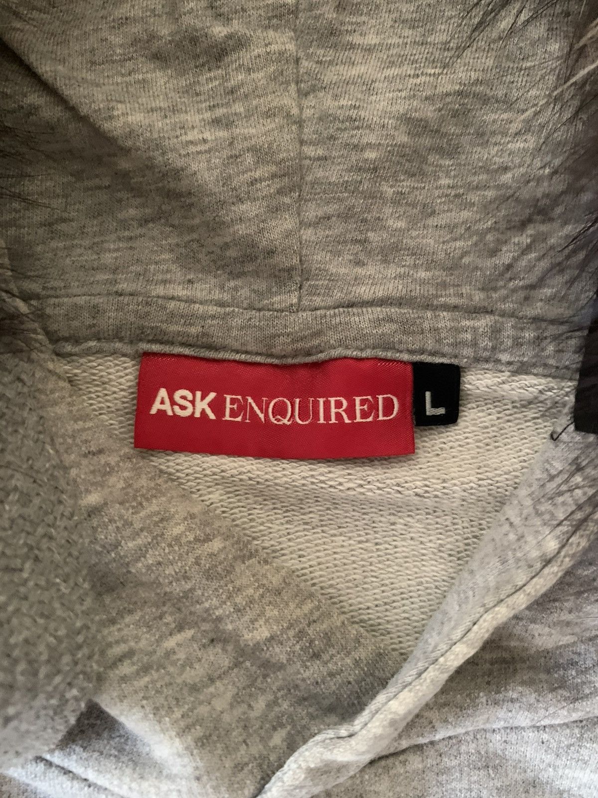 Japanese Brand 2000s ASK BRITISH VIBE FUR HOODIE IFSIXWASNINE LGB STYLE Size US L / EU 52-54 / 3 - 14 Thumbnail
