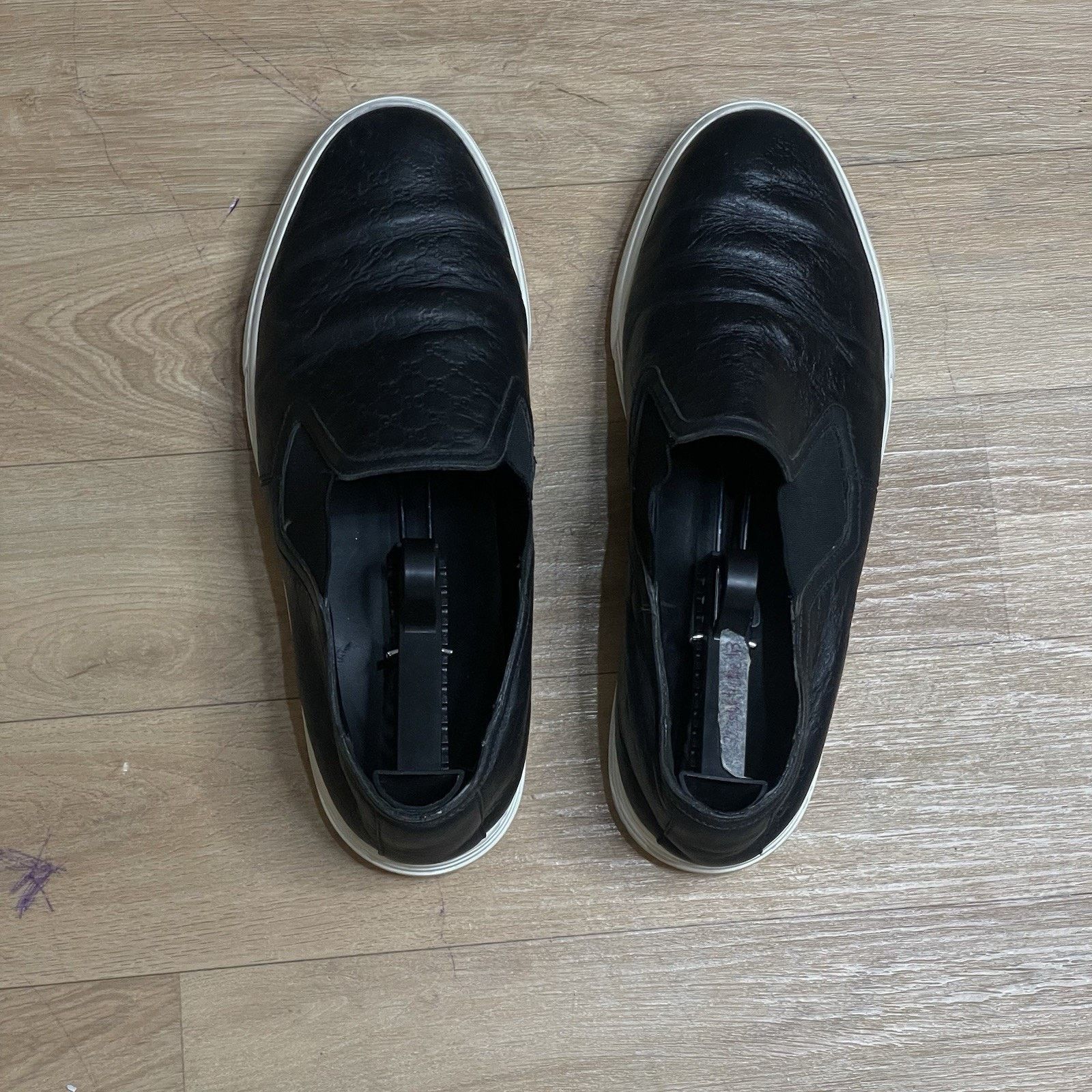 Gucci Gucci Sneakers Low-Top Monogram embossed shoes leather mens Size US 10.5 / EU 43-44 - 10 Thumbnail