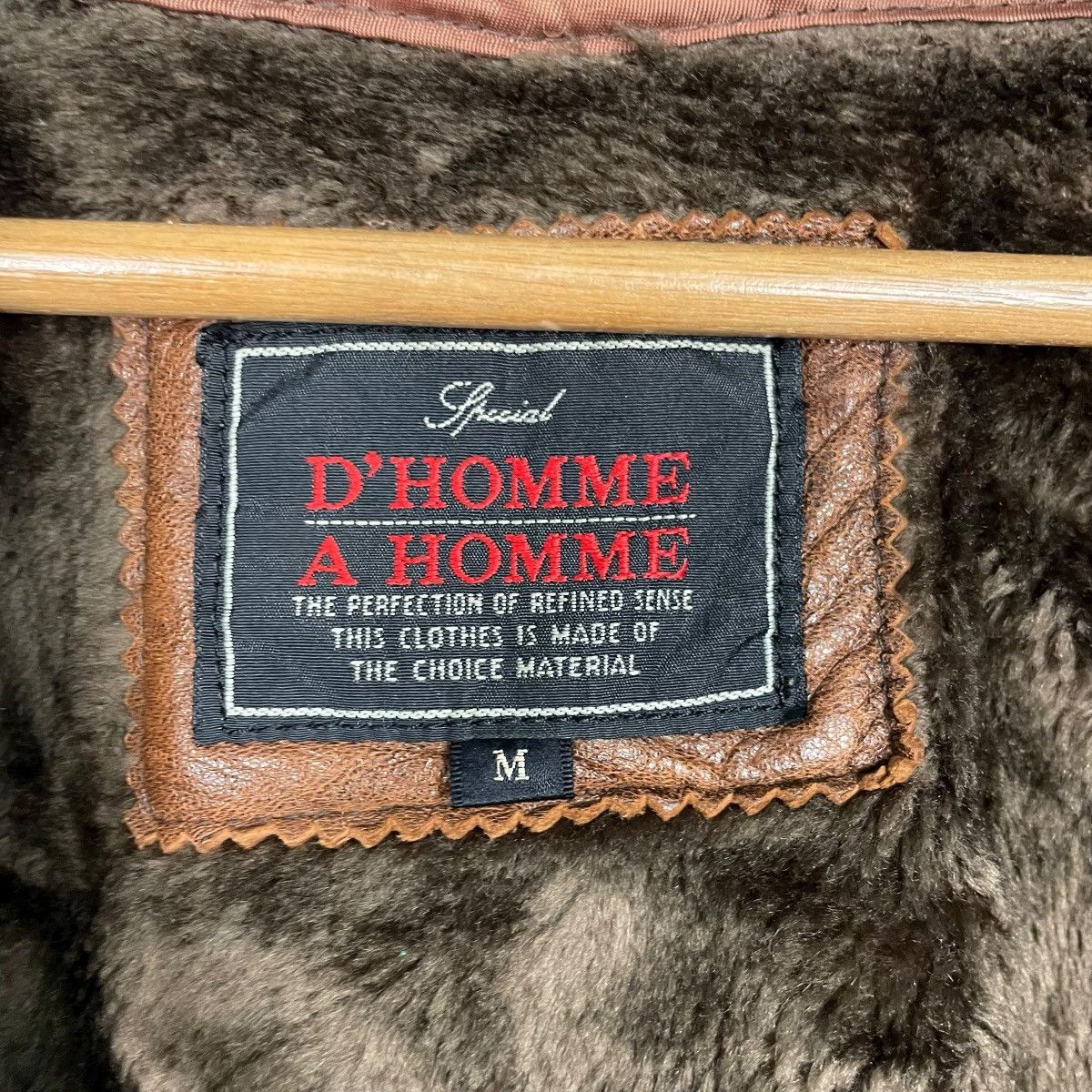 Japanese Brand D’Homme A Homme Military Leather Jacket Size US M / EU 48-50 / 2 - 16 Thumbnail