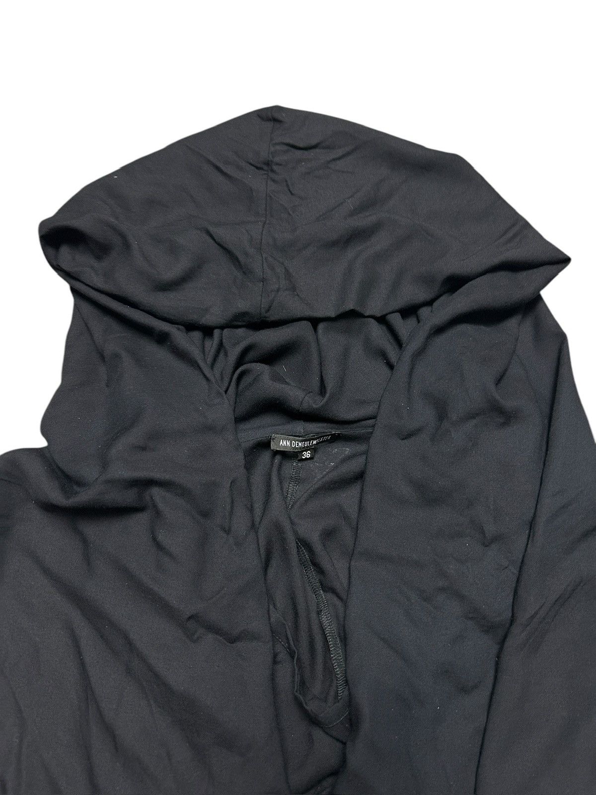 Ann Demeulemeester S/S 09 Draped Tunic With Hood Size XS / US 0-2 / IT 36-38 - 9 Thumbnail