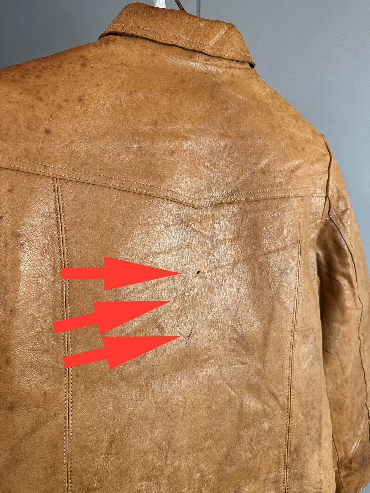 Leather 01 Fall Vintage Gap Leather Jacket Size XS / US 0-2 / IT 36-38 - 10 Thumbnail