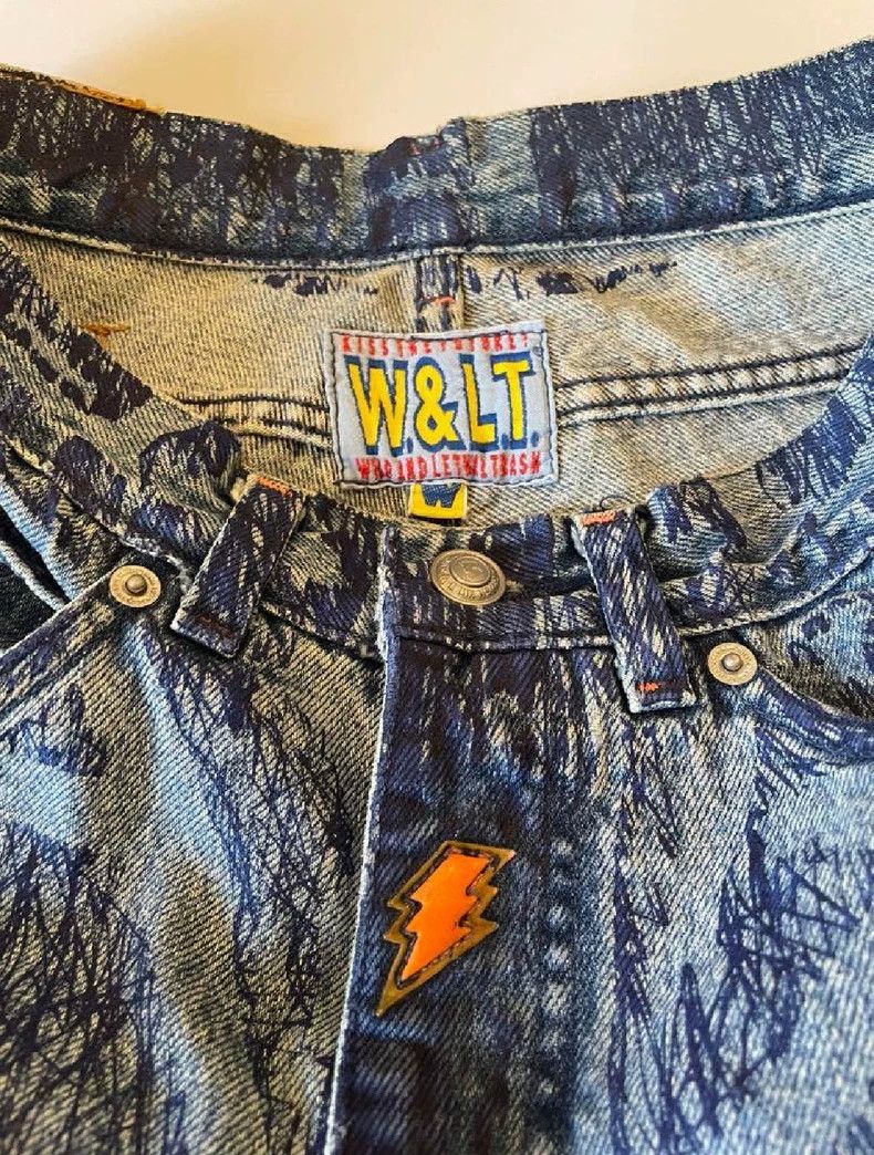 Walter Van Beirendonck walter van beirendonck Doodle hand-painted jeans Size US 30 / EU 46 - 4 Thumbnail