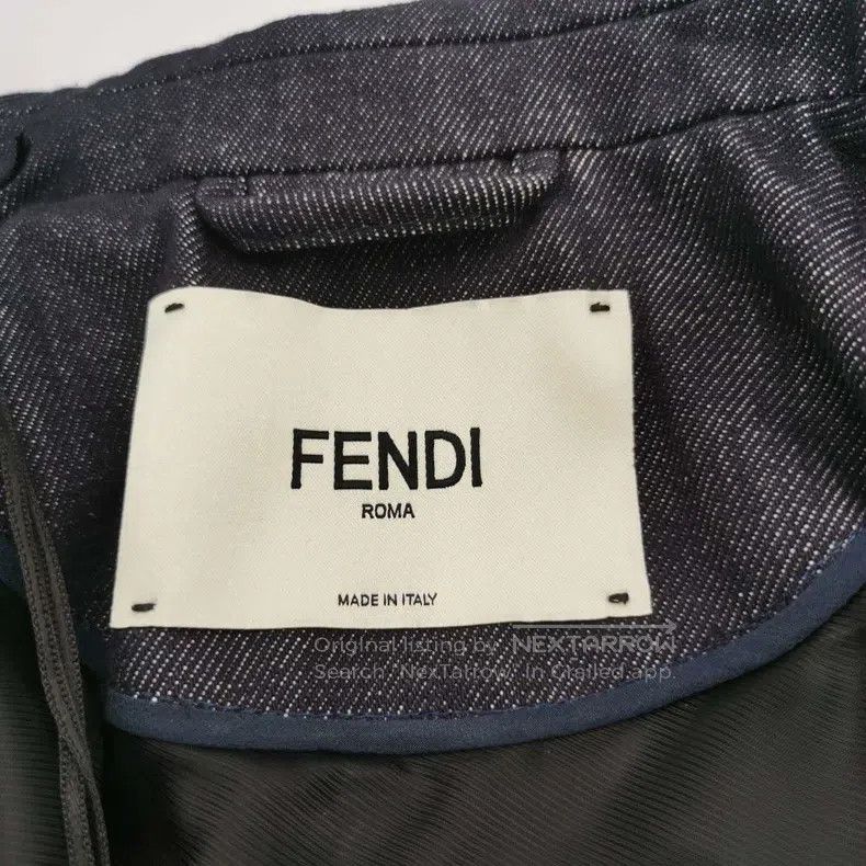 Fendi Fendi Denim blue blazer Size XXS / US 00 / IT 34 - 5 Thumbnail