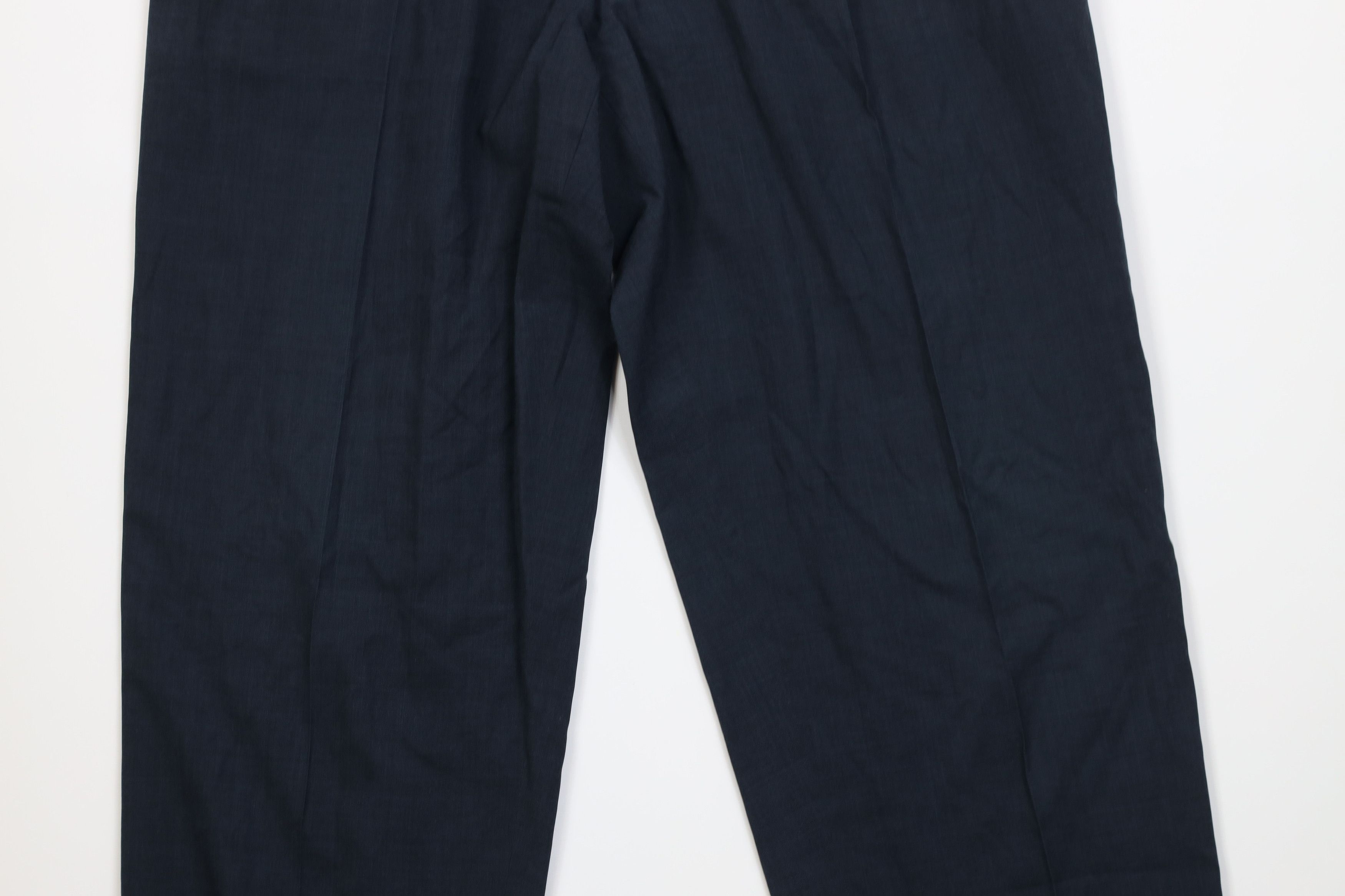 Vintage Vintage 50s Hollywood Regency Knit Chino Pants Blue USA Size US 34 / EU 50 - 4 Thumbnail