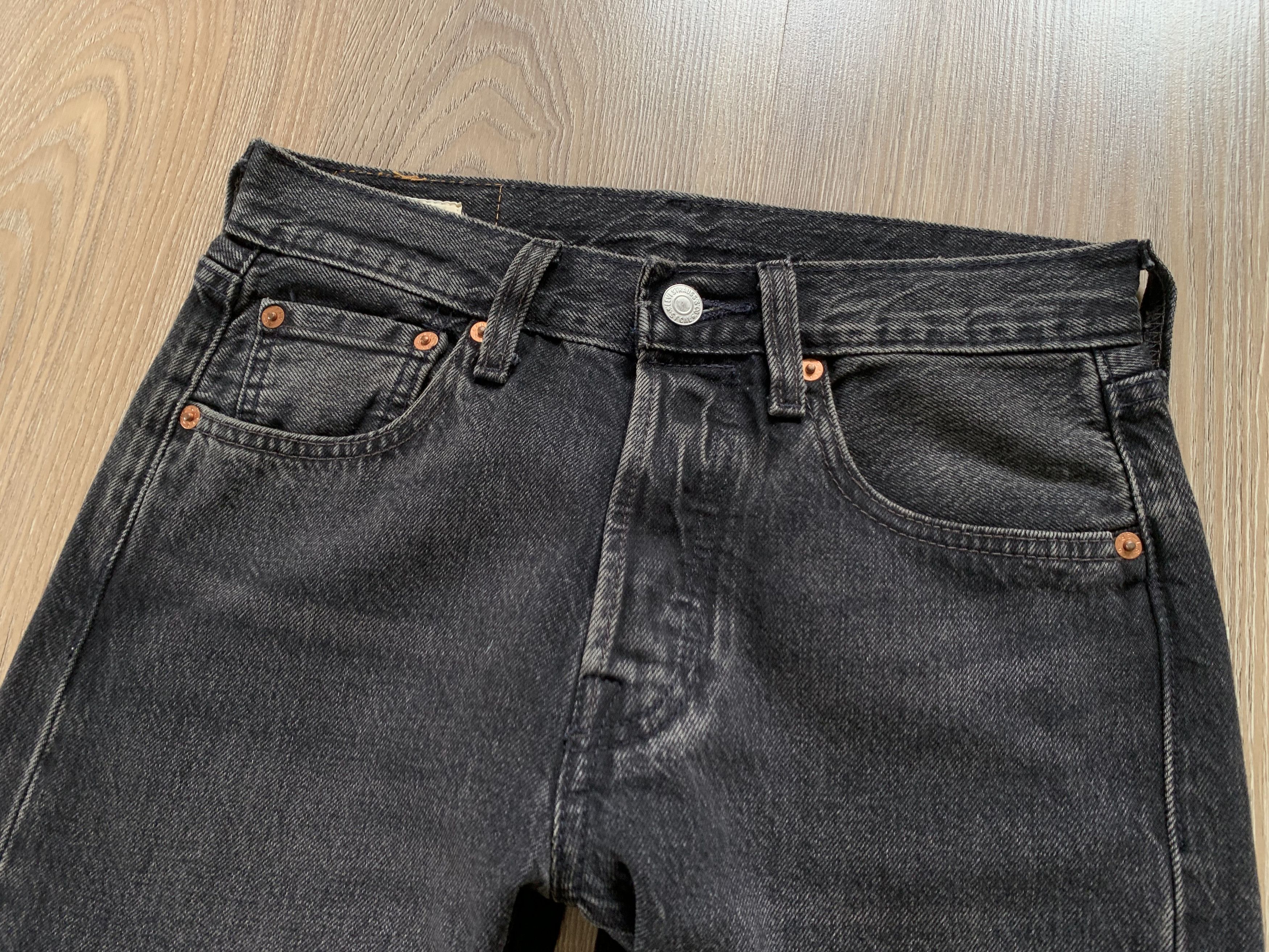 Levi's Levi's Premium 501 Dark Grey Jeans Size US 26 / EU 42 - 4 Thumbnail