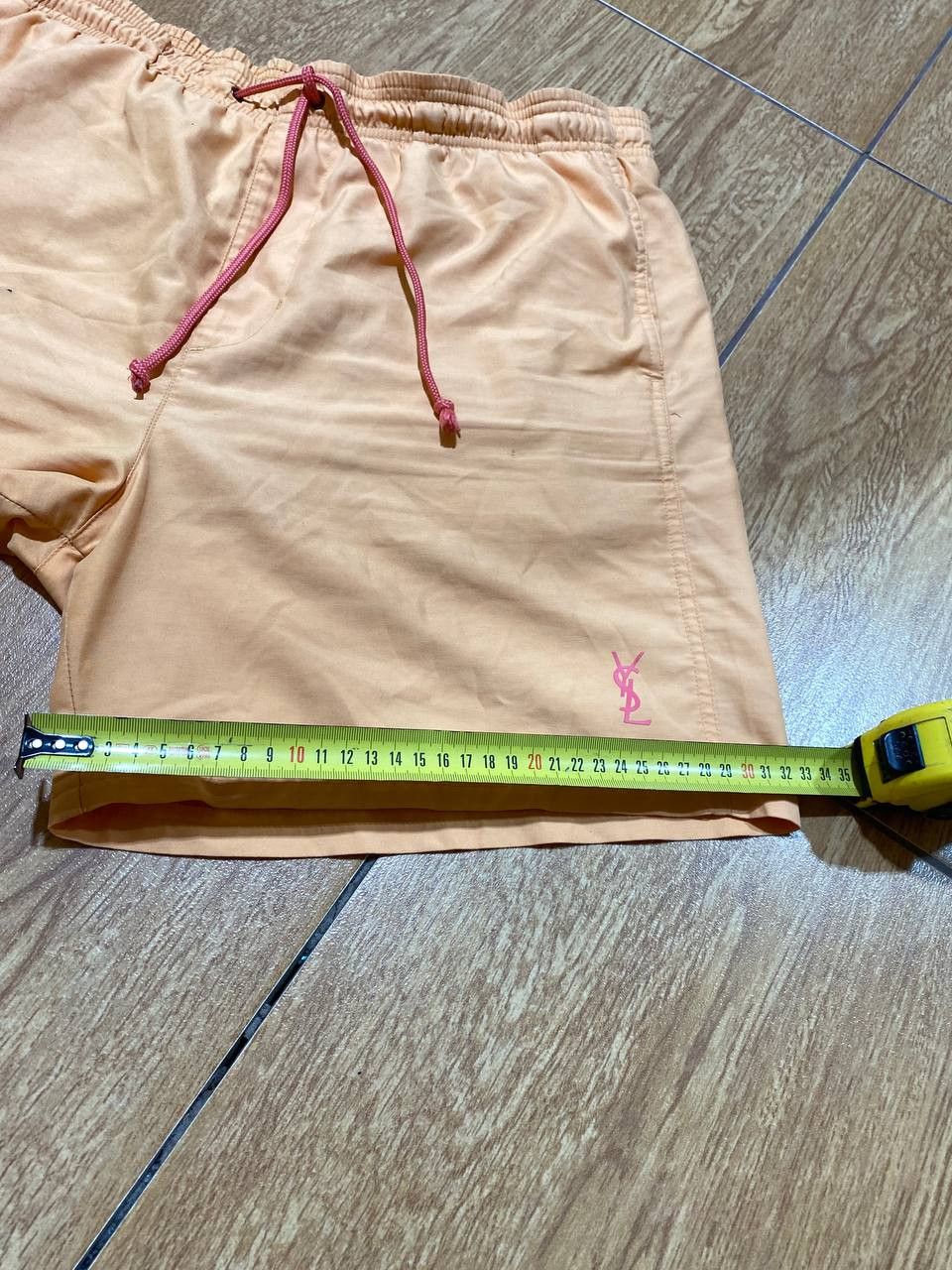 Yves Saint Laurent Vintage Yves Saint Laurent Swim Shorts Orange 90’s Designer Size US 32 / EU 48 - 8 Thumbnail