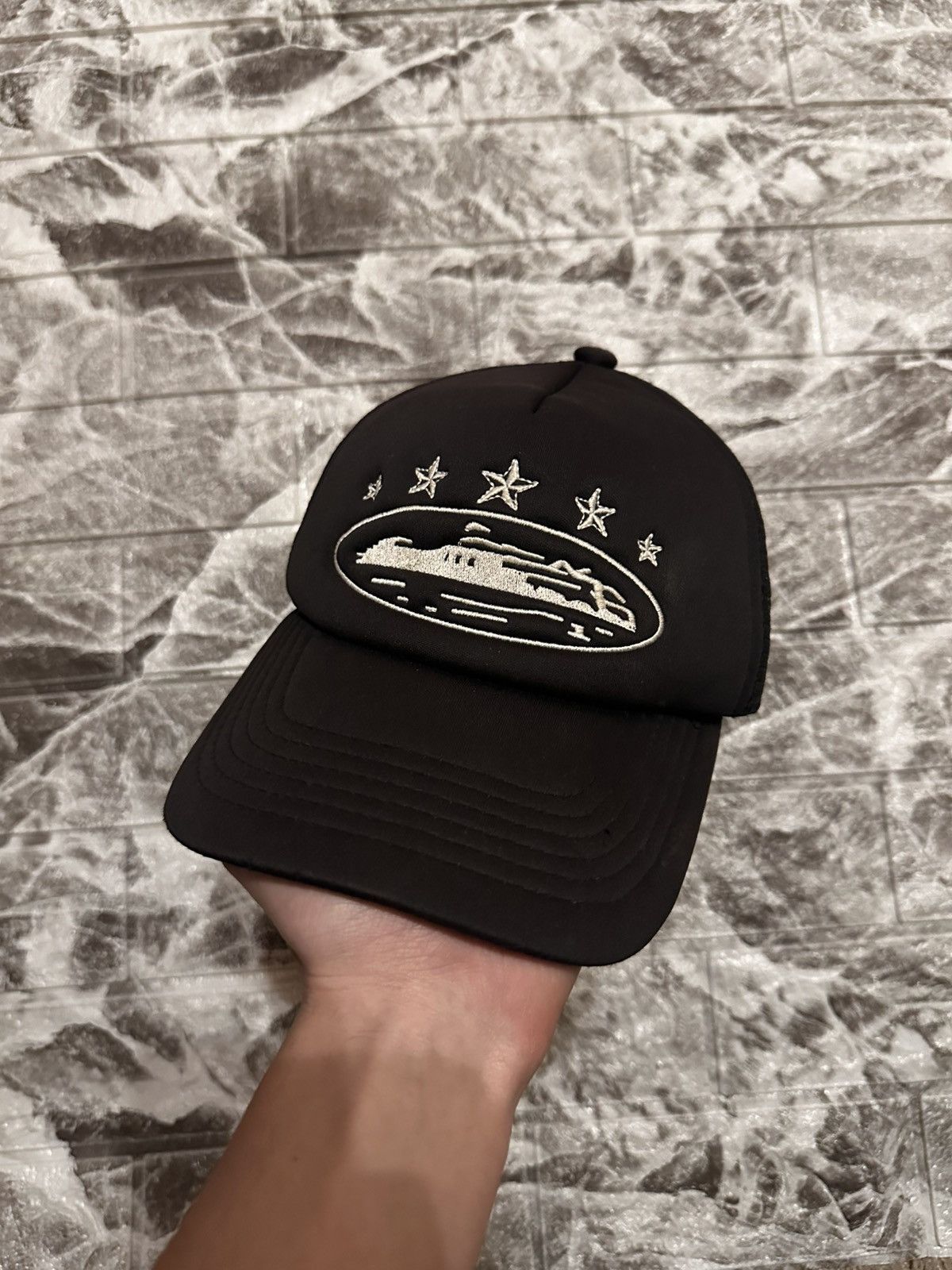 Corteiz Corteiz Star 4 year anniversary beanie skullcap New Black