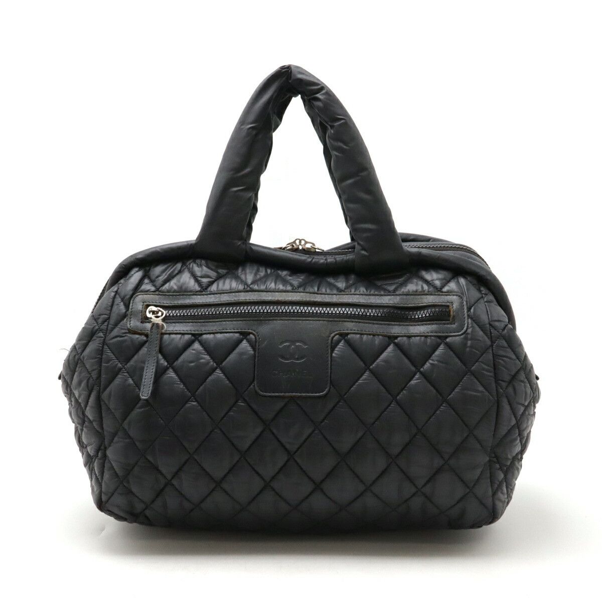 Chanel Chanel Chanel Coco Cocoon Quilted Tote Bag Black Canvas Tote Bag A47205 in Good Condition Size ONE SIZE - 1 Thumbnail