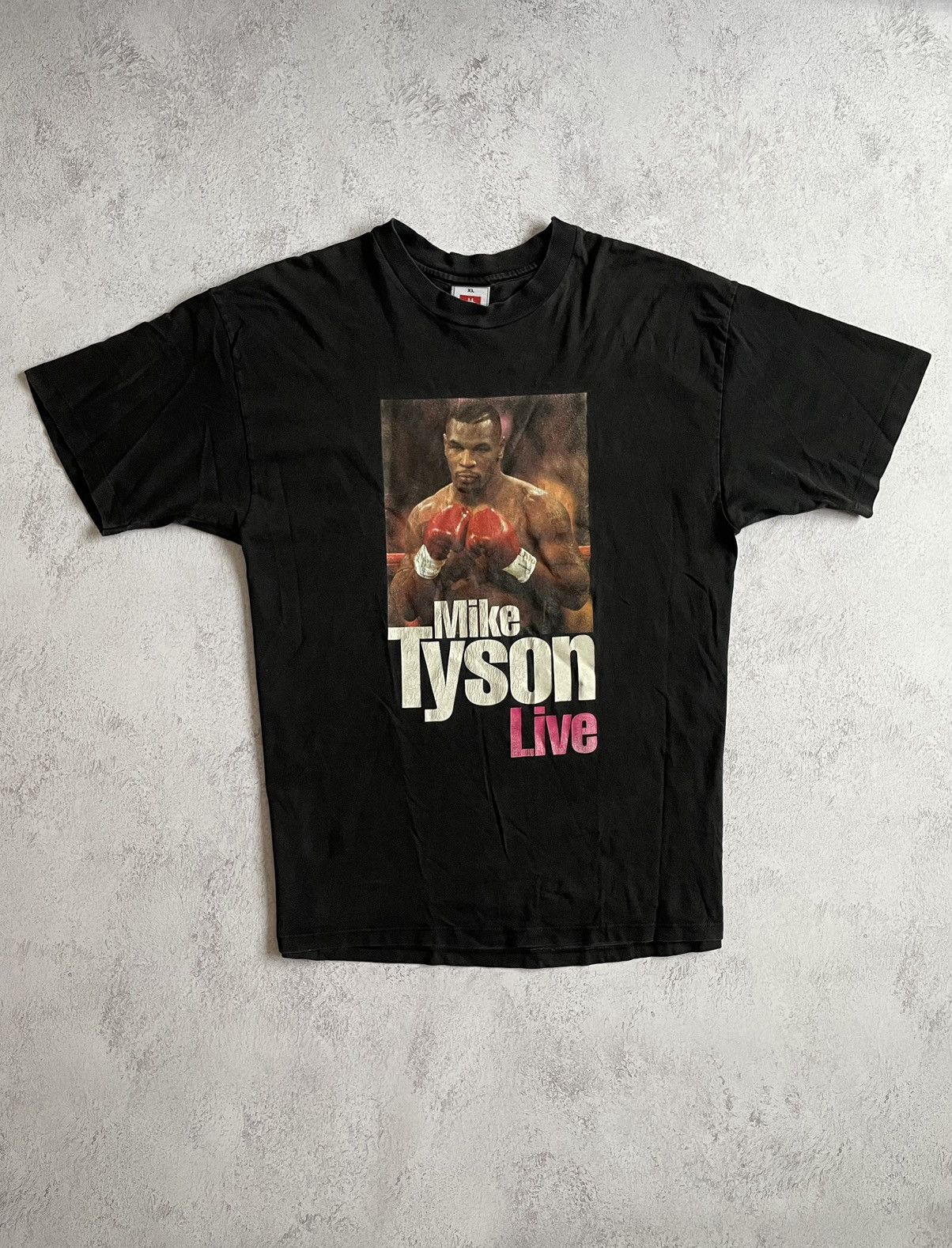Hanes Vintage Mike Tyson T-Shirt 90s Rare Size US XL / EU 56 / 4 - 2 Thumbnail