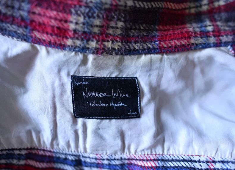 Number (N)ine Number (N)ine05aw THS Miyashita Takahiro, plaid shirt 2503- Size US M / EU 48-50 / 2 - 8 Thumbnail