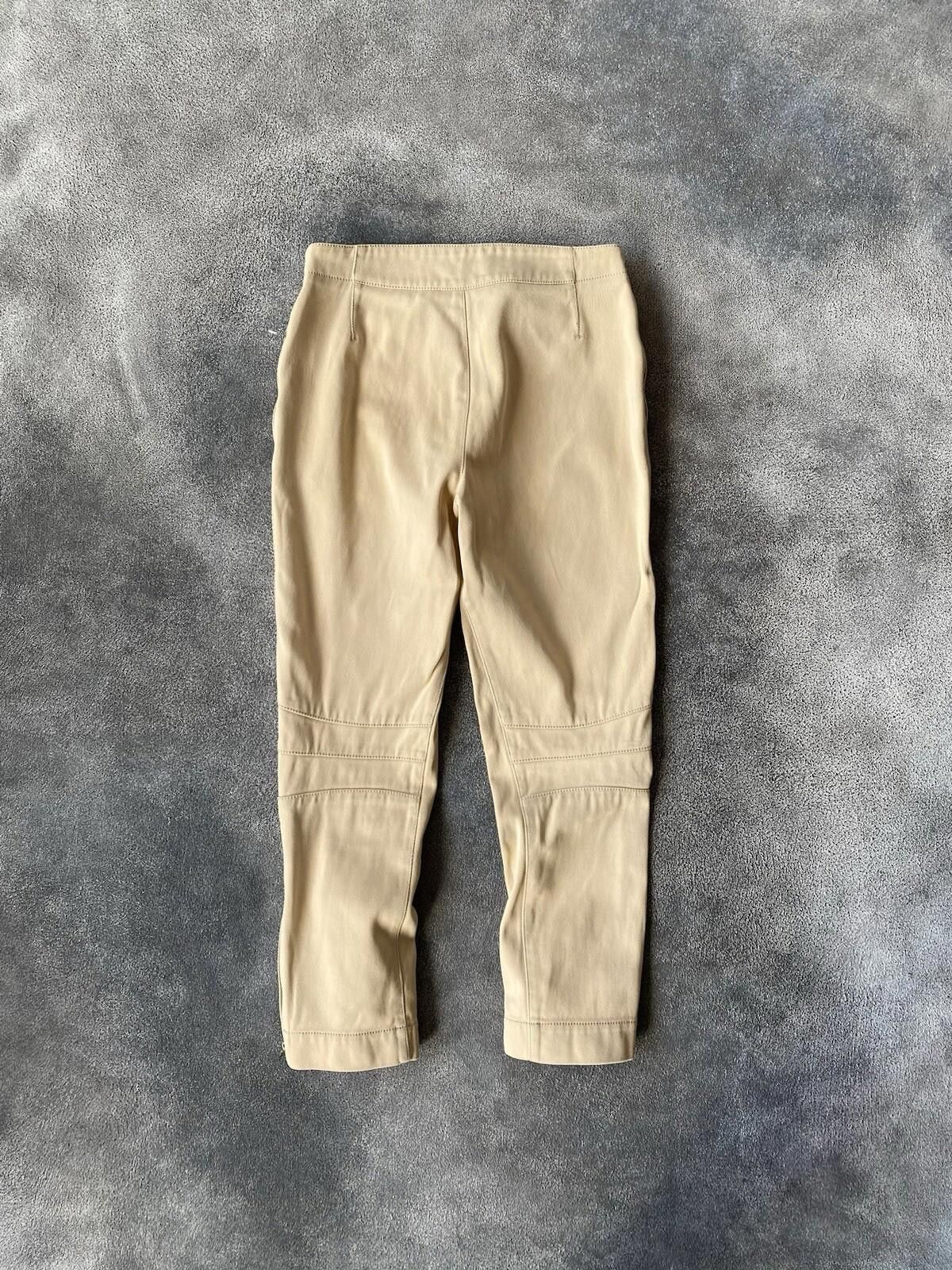 Prada 2000’s Prada Biker Casual Pants Vintage Women Cream 40 Size 40" / US 18 - 6 Thumbnail