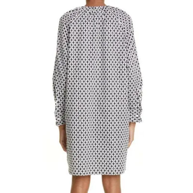 Max Mara Max Mara NWOT Nievo Geometric Print Cotton Tunic Dress Size S / US 4 / IT 40 - 6 Thumbnail