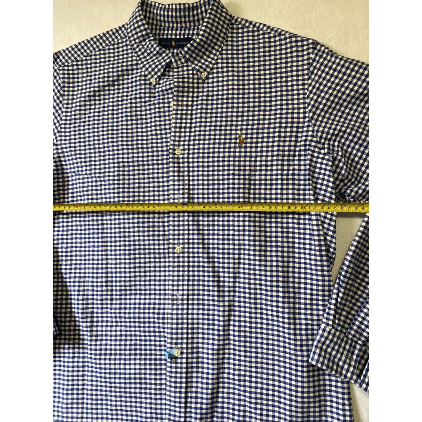Polo Ralph Lauren Polo Ralph Lauren Dress Shirt Men’s XL Long Sleeve Button Down Blue 25-22 Size 46R - 5 Thumbnail