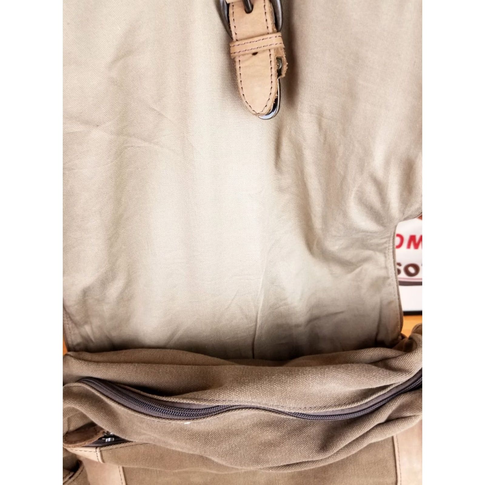 Vintage VINTAGE LL BEAN CANVAS LEATHER TRIM CROSS MESSENGER BAG Size ONE SIZE - 6 Thumbnail