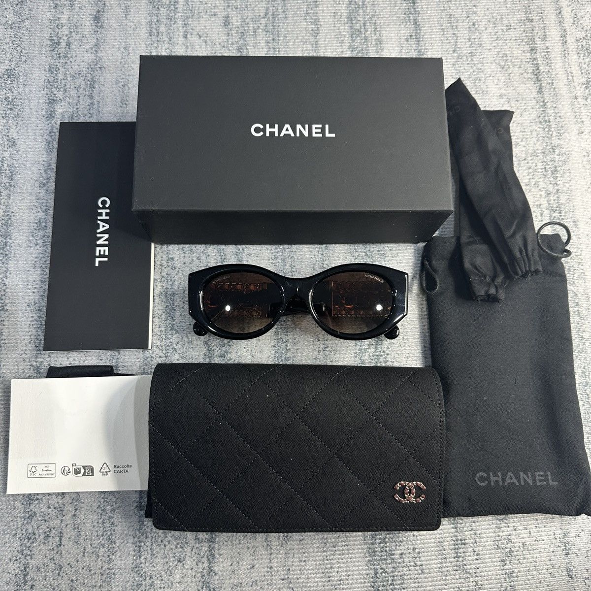 Chanel CHANEL 0CH5536Q C622S5 SUNGLASSES Size ONE SIZE - 2 Thumbnail