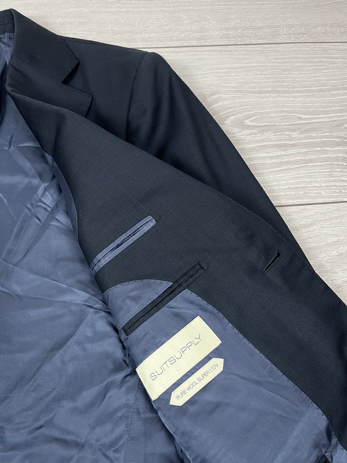 Suitsupply Suitsupply Vitale Barberis Lazio Blue Blazer Jacket Size 44R - 9 Thumbnail