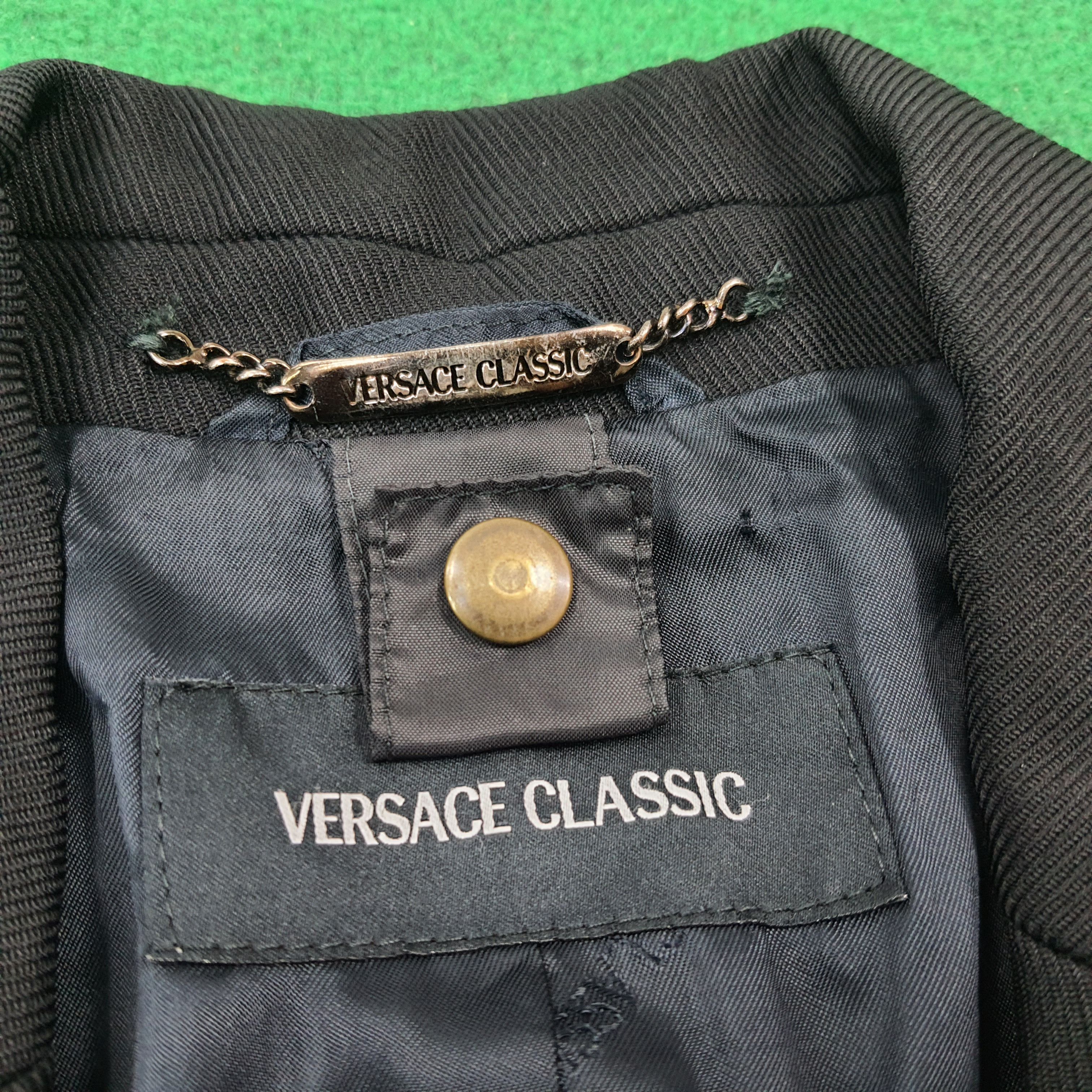 Versace × Vintage Vintage Versace Classic Italian Designer Trench Jacket Size US M / EU 48-50 / 2 - 4 Thumbnail