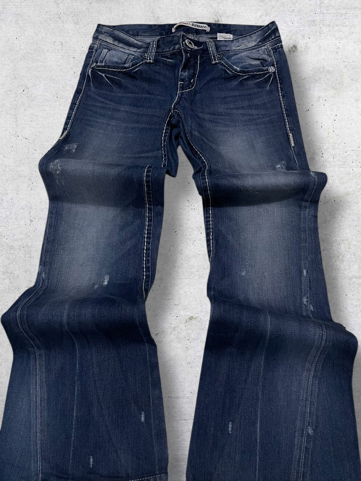 Japanese Brand VINTAGE BUCKAROO CRAFTED JAPAN DESIGNER 90S FLARED CUT DENIM Size US 30 / EU 46 - 4 Thumbnail