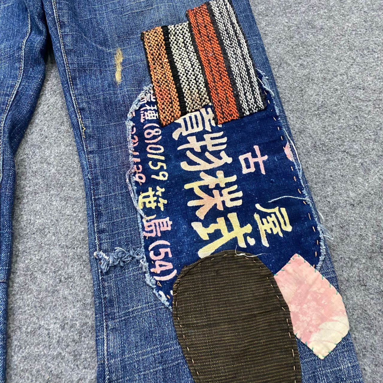 If Six Was Nine 💥Best Offer💥Vintage Ezra Fitch Patchwork Denim Size US 34 / EU 50 - 21 Thumbnail