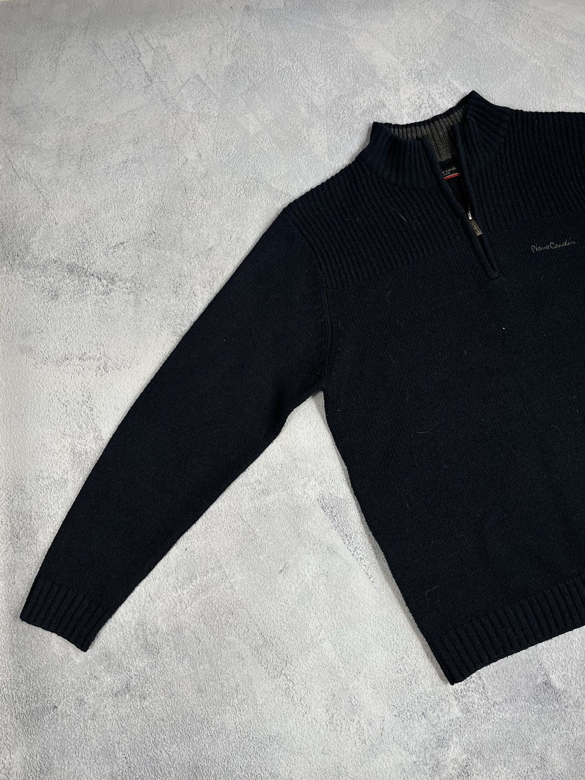 Pierre Cardin × Vintage Vintage Y2K Pierre Cardin 1/4 zip sweater oldmoney style XL Size US XL / EU 56 / 4 - 3 Thumbnail