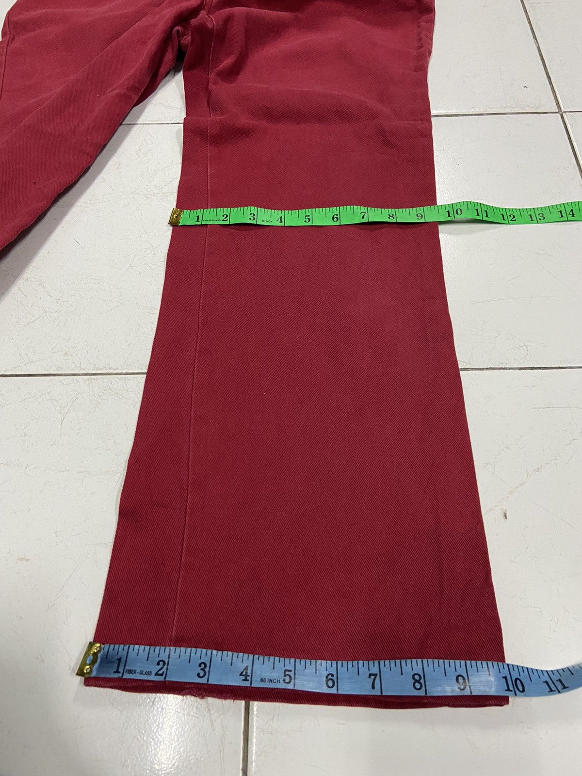 Japanese Brand MELLOWBOB INPRESSIONIST FASHION RED JEANS Size US 28 / EU 44 - 11 Thumbnail