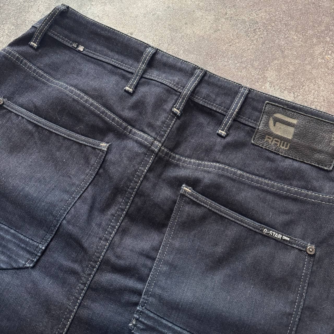 G-Star × Japanese Brand G-Star Raw Vintage Dark Navy Denim Midi Skirt Size 32" / US 10 / IT 46 - 5 Thumbnail