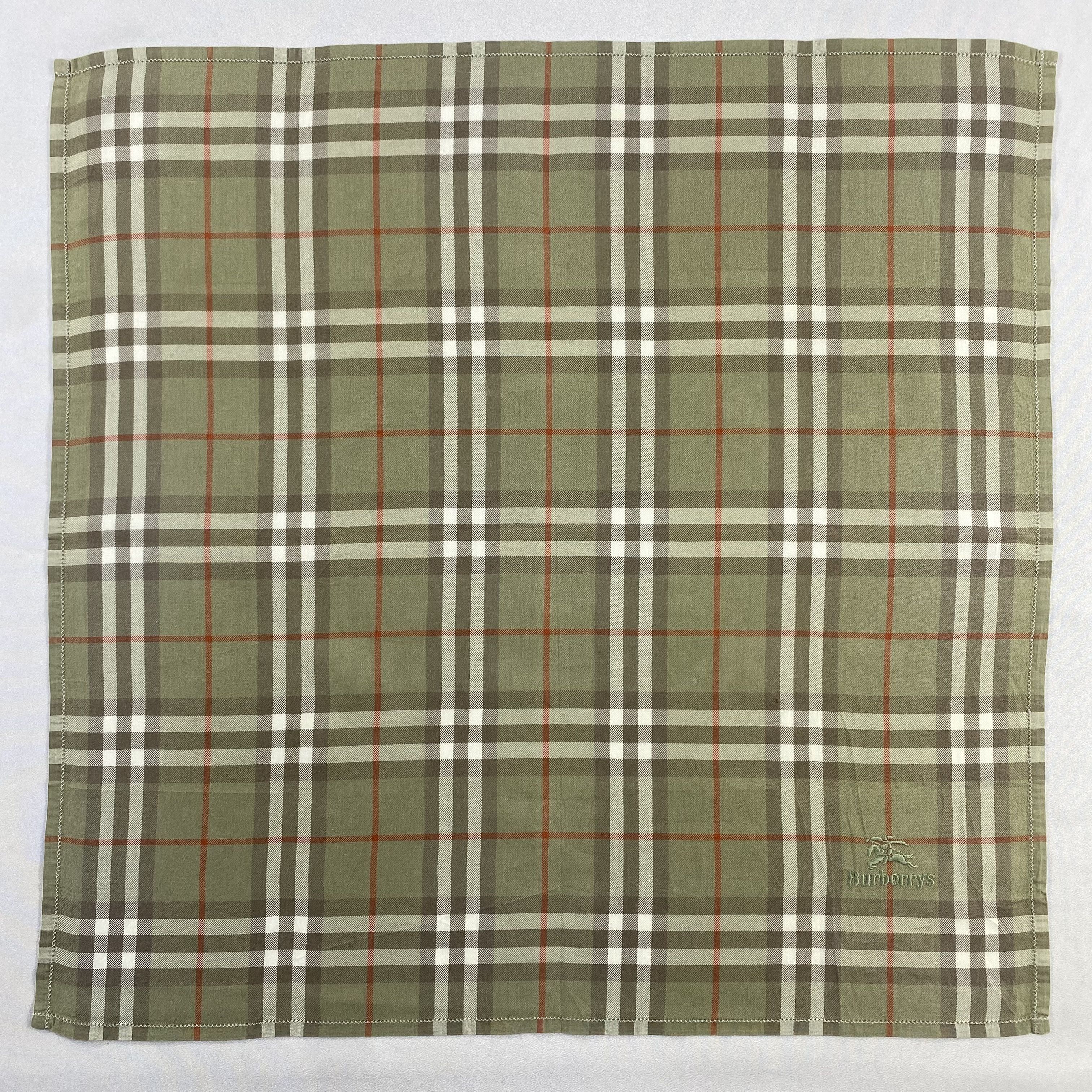Burberry × Vintage Burberry Handkerchief / Neckerchief / Bandana-P1022 Size ONE SIZE - 1 Thumbnail