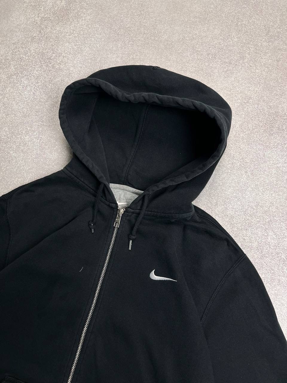 Nike Vintage Nike Swoosh Boxy Zip Hoodie Y2K L Size US L / EU 52-54 / 3 - 3 Thumbnail
