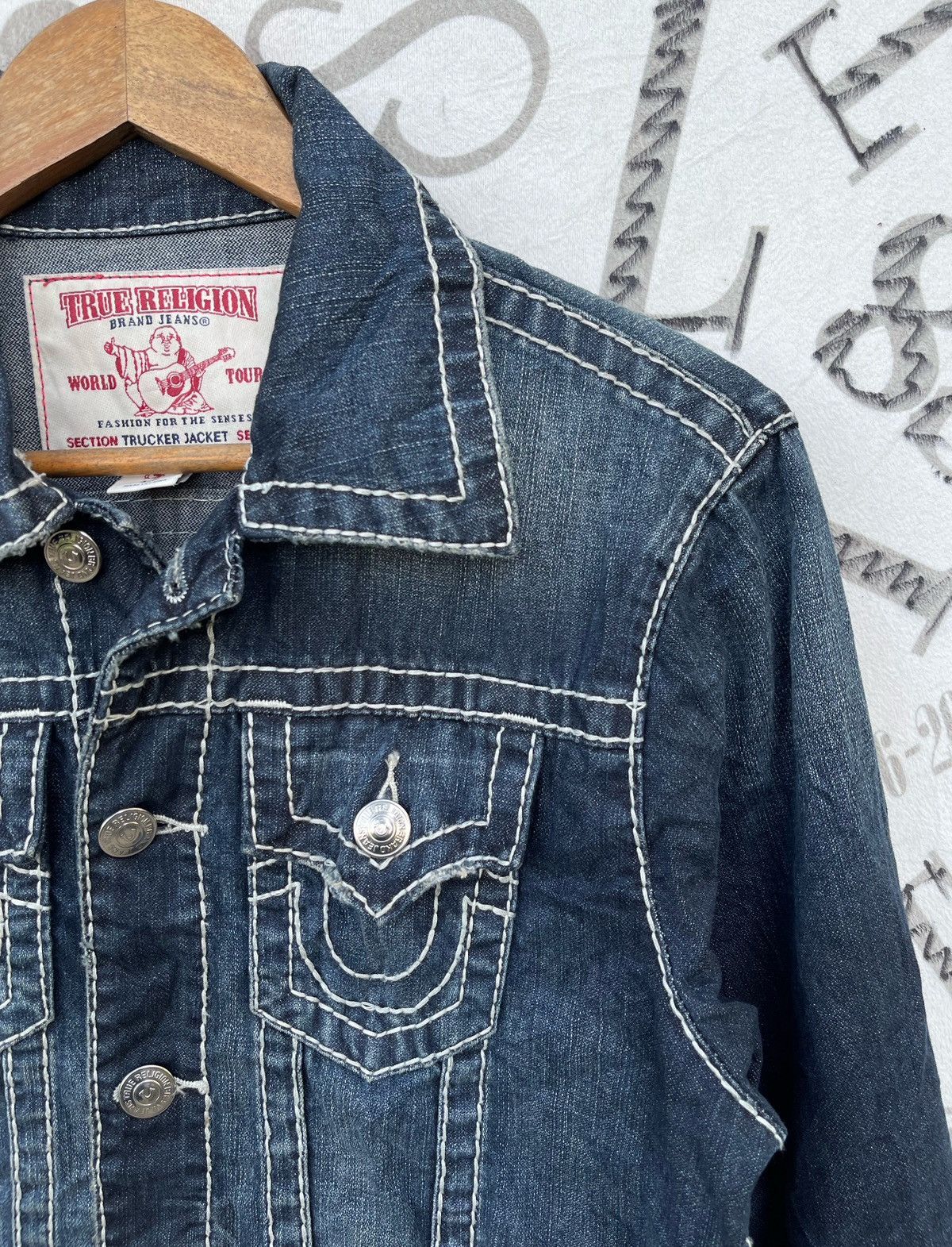 True Religion 🔥True Religion Graffiti Trucker Jacket Size US S / EU 44-46 / 1 - 7 Thumbnail