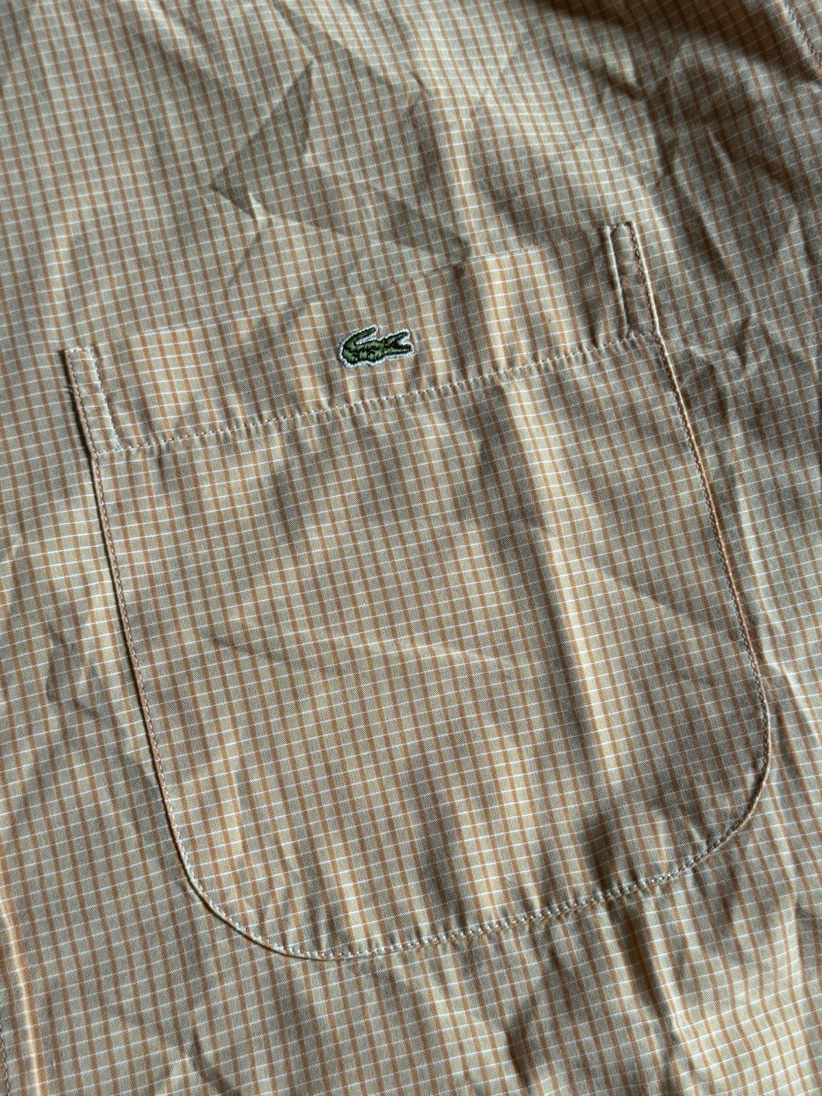 Lacoste Lacoste 44size Chekered button up shirt casual short sleeve Size US XL / EU 56 / 4 - 5 Thumbnail