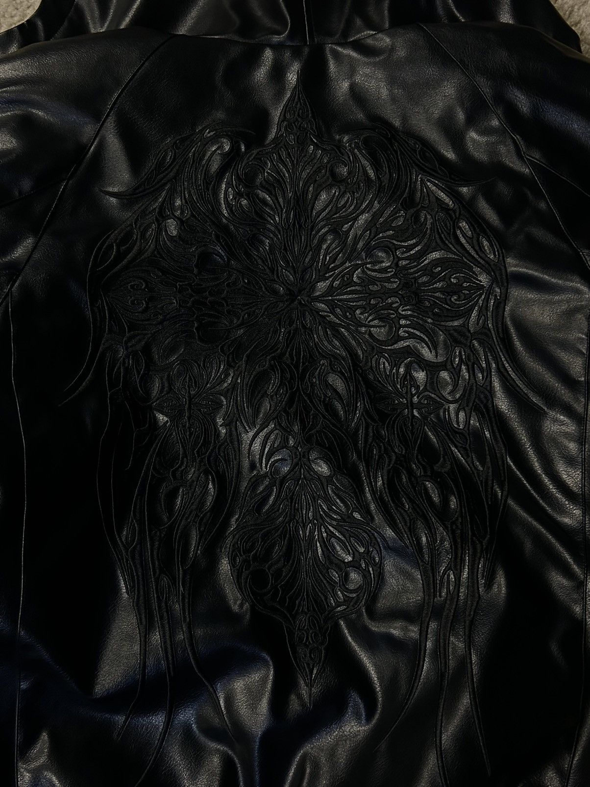Playboi Carti Curse Leather Jacket Size US L / EU 52-54 / 3 - 8 Thumbnail