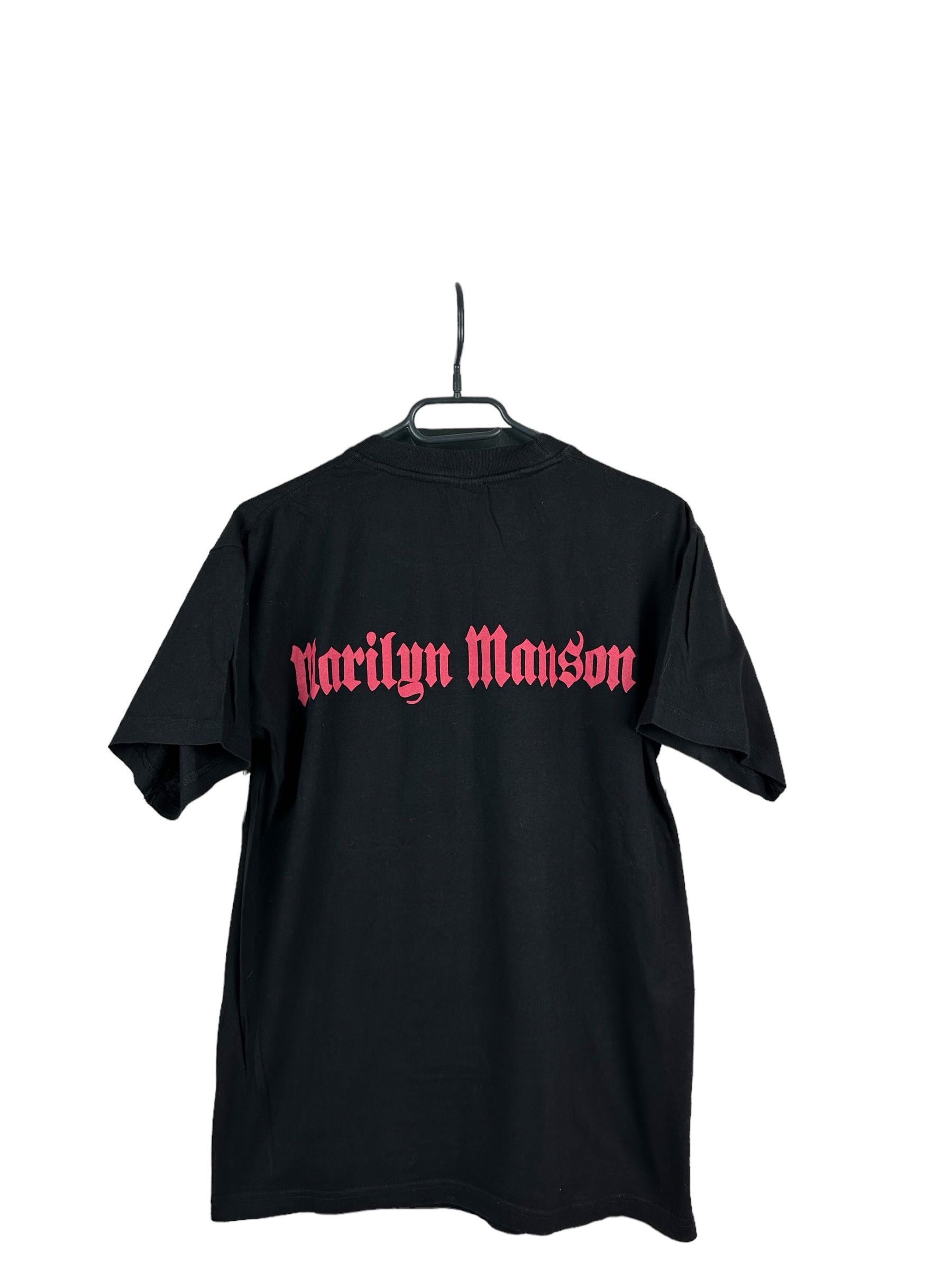 Band Tees Vintage Marilyn Manson Shirt Band Tee Rare Face Y2K Hype Size US M / EU 48-50 / 2 - 8 Thumbnail