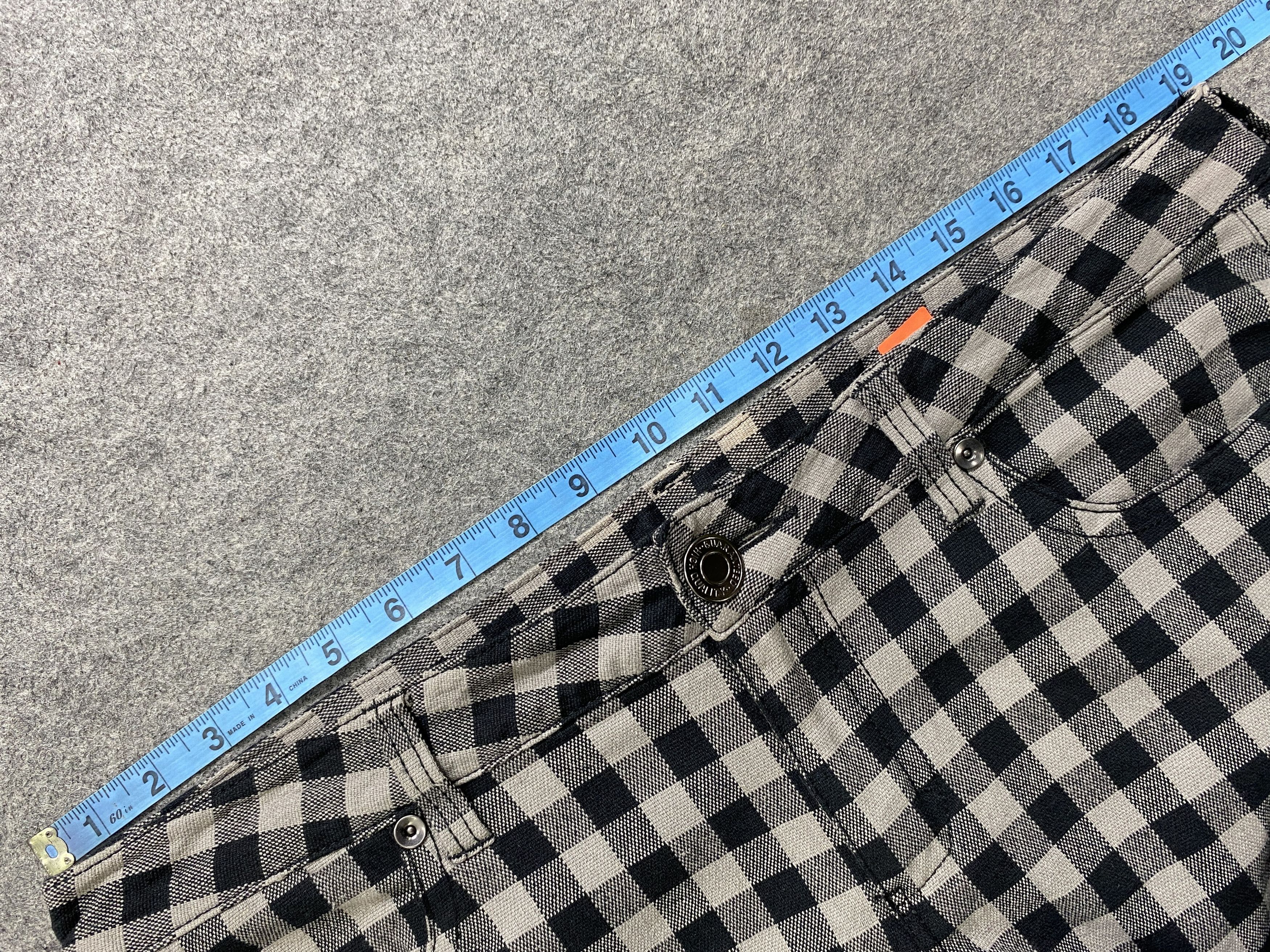 Japanese Brand Vintage Checkered Japanesse Low Rise Pants -CP274 Size US 38 / EU 54 - 8 Thumbnail