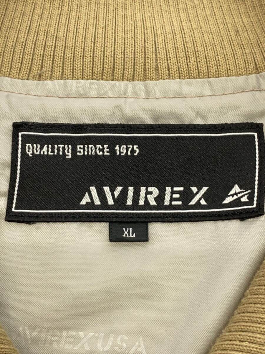 Avirex Avirex Polyester Quilted Jacket Beige Size US XL / EU 56 / 4 - 3 Thumbnail