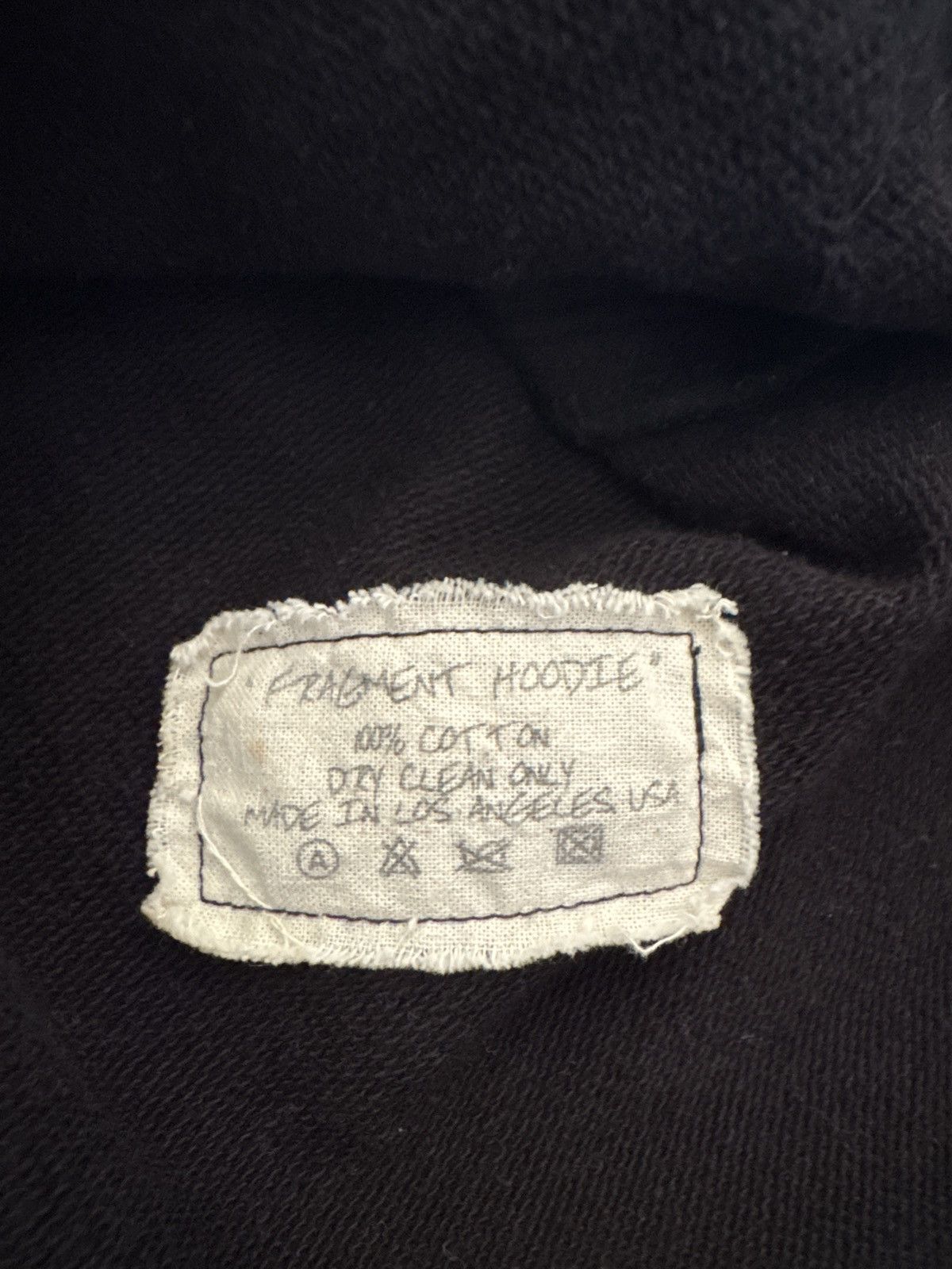 Greg Lauren Black Fragment Demin Hoodie Size US L / EU 52-54 / 3 - 4 Thumbnail